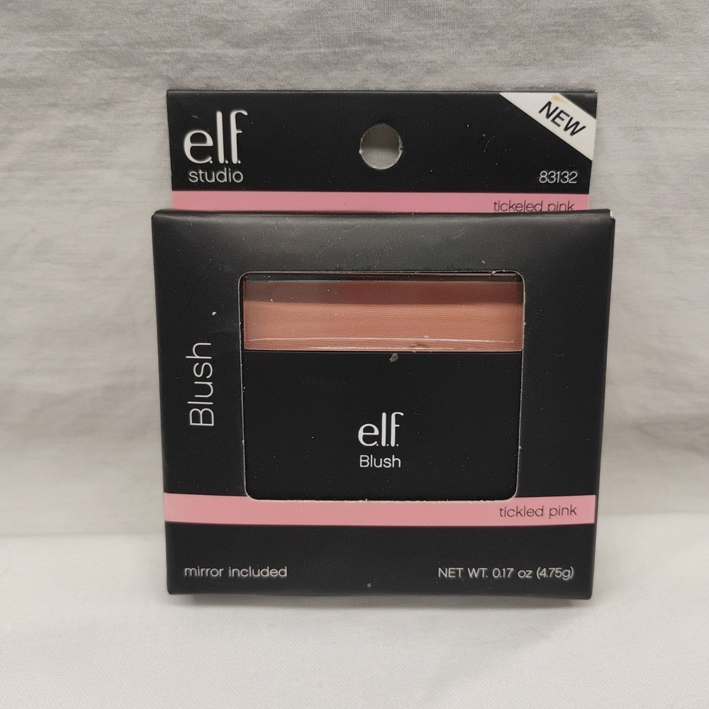 NOS ELF Tickled Pink Blush W/Mirror 83132